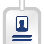 Jednostronne laminowane identyfikatory konferencyjne A6 - pakiet 150 szt.